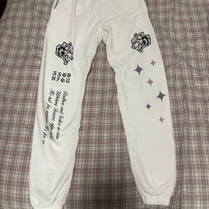 Cream colored Darc Sport Sweatpants